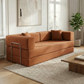 Convertible Modern Comfortable Cloud Couch - Modular Sofa with Cushion Pillows, Boneless Couch for Living Room, Living Room Furniture Set, Soft Deeply Cushions, Ready-to-Assemble, Memory Foam Filling, Modular Sofa Set, Thanksgiving Gift