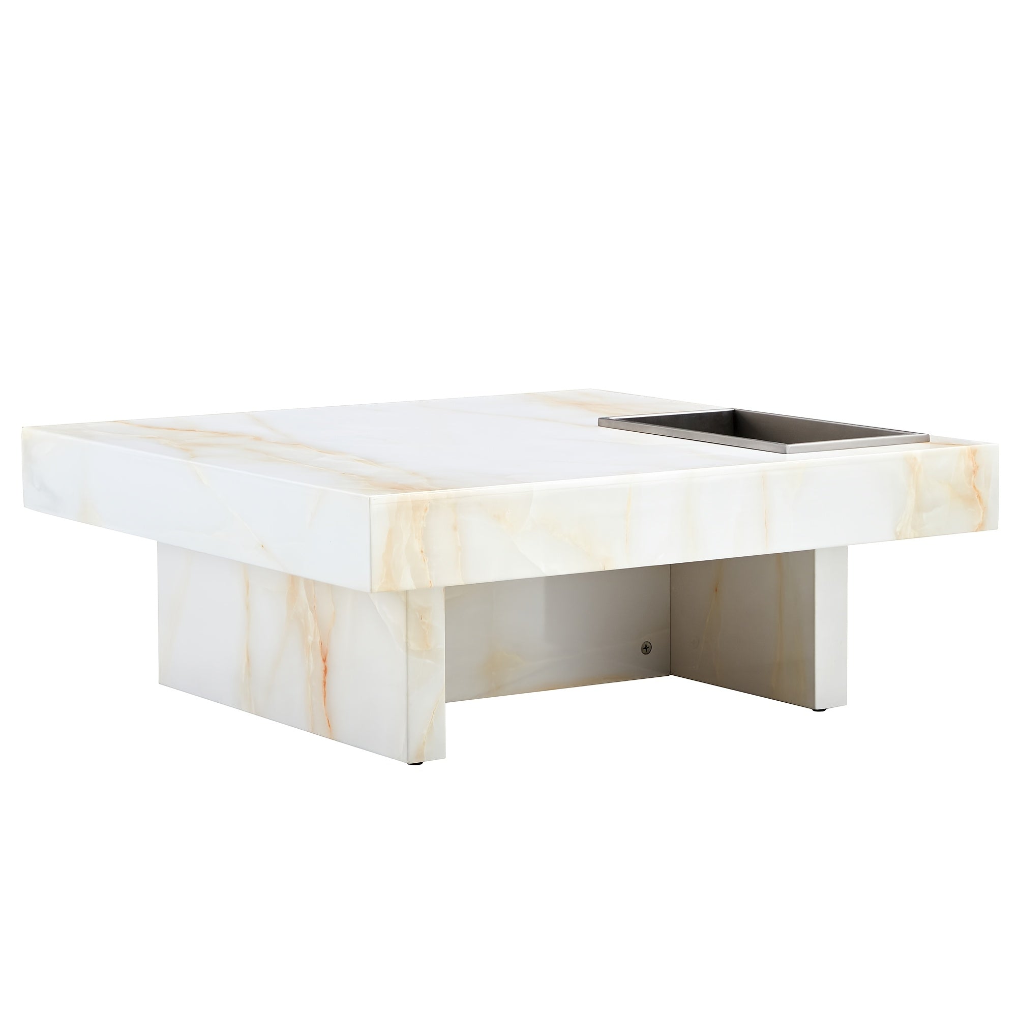 Modern Square Coffee Table, 31.4\
