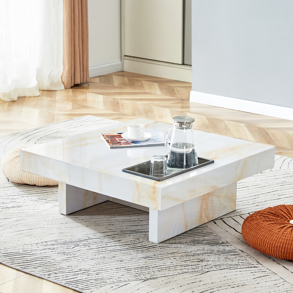 Modern Square Coffee Table, 31.4\