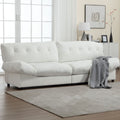 Cloud Style Sofa, Teddy Velvet Fabric, Comfy Padded Cloud Couch For Living Room
