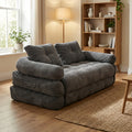 Convertible Cloud Sofa, 4 In 1 Loveseat Folding Couch Foldable - Chaise Lounge Chair, Pull Out Sofa With Pillows, Boneless Couch Comfy Lounge Loveseat For Living Room, Home Theater, Multiple Colors Available